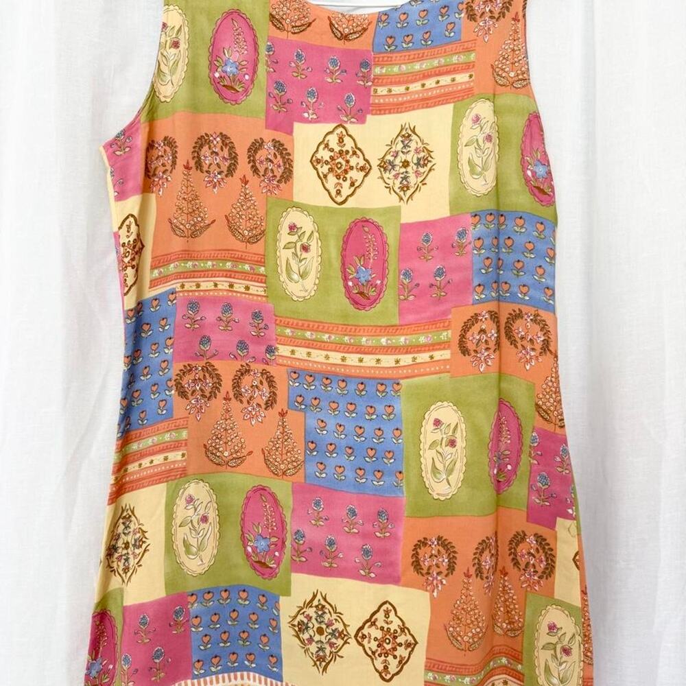 ✦ vintage patchwork mod mini dress ♡ - Picture 4 of 6